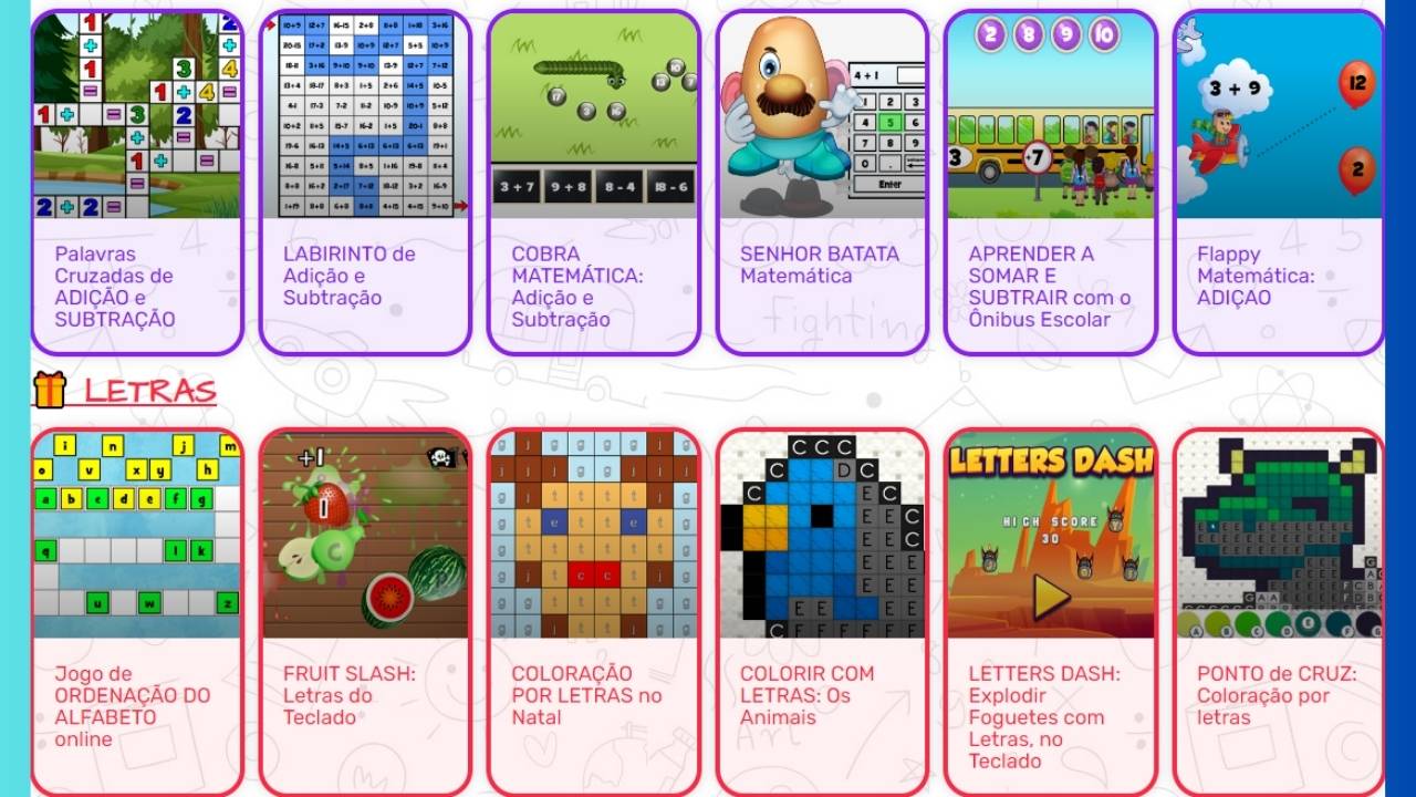 8 Sites com jogos educativos e grátis para crianças de todas as idades ...