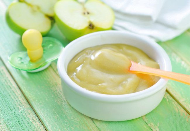 Papinha para a introdução alimentar 