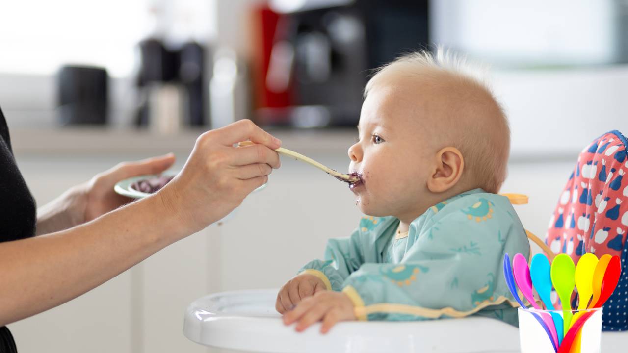 Colher Infantil Bebê Termo Sensível Silicone Macia Papinha- NOVO