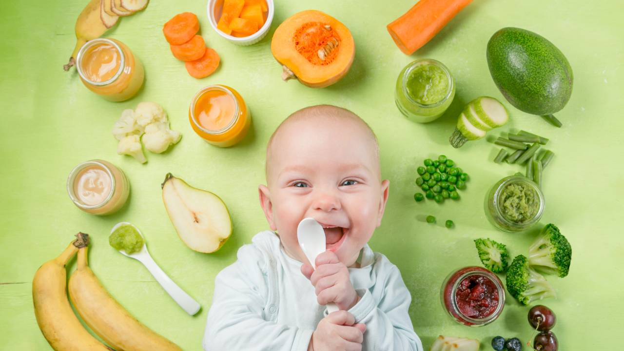 Melhores alimentos para fazer a papinha do bebê.