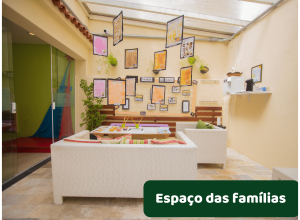 Espaço das famílias da unidade Vila Mariana da escola infantil AVIVA