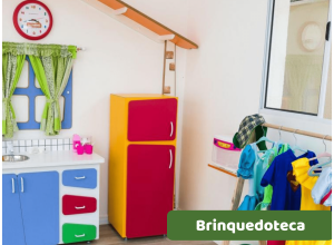 Brinquedoteca da unidade Brooklin da escola infantil AVIVA