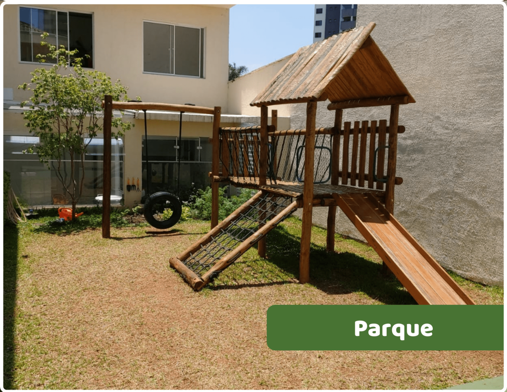 Parque da unidade de São Bernardo do Campo da escola infantil AVIVA