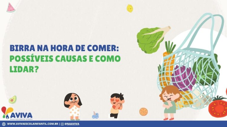Quais são as possíveis causas da birra na hora de comer.