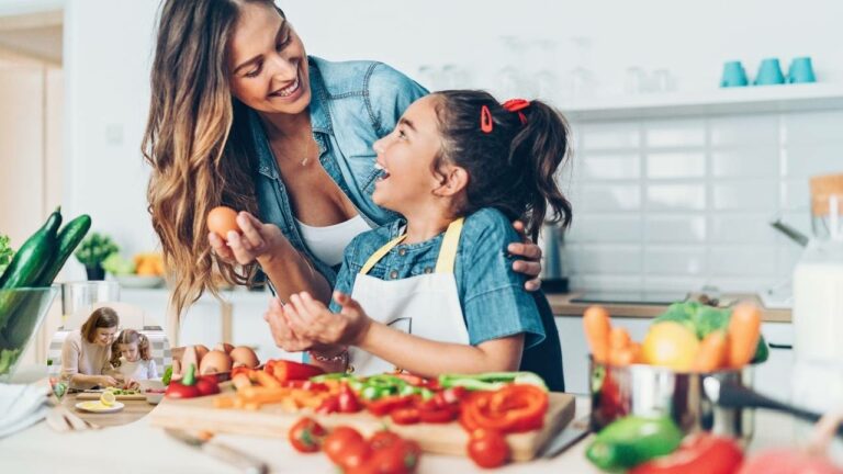 Receitas saudáveis para as crianças.