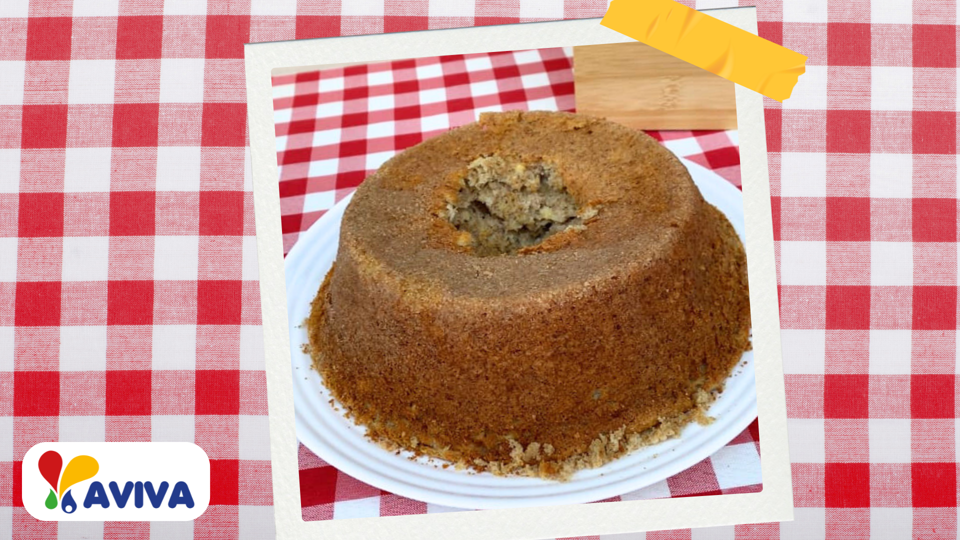 Bolo saudável para crianças